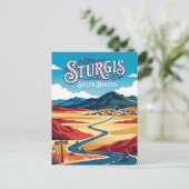 Sturgis South Dakota Briefkaart (Staand voorkant)
