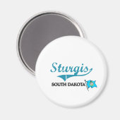 Sturgis South Dakota City Classic Magneet (Voorkant / Achterkant)