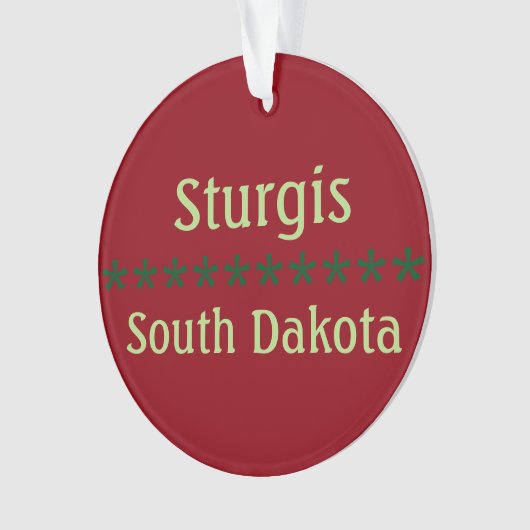  Sturgis, South Dakota Ornament (voorkant)