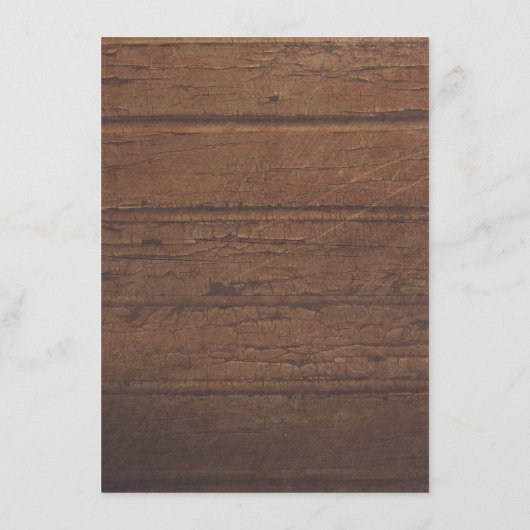 Sturing Lights Rusti Hout Bruiloft Details Informatiekaartje (Achterkant)