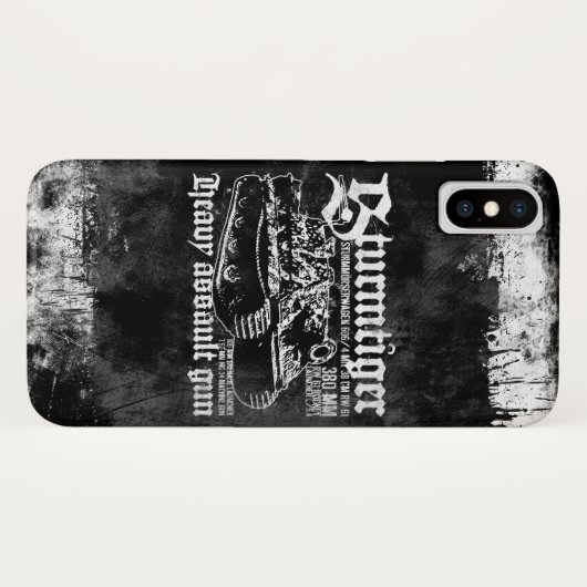 Sturmtiger Case-Mate iPhone Case (Achterkant (horizontaal))