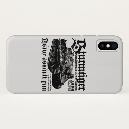 Sturmtiger Case-Mate iPhone Case (Achterkant (horizontaal))