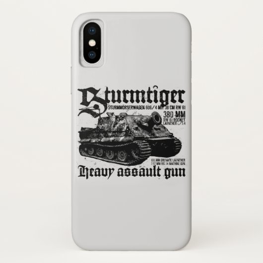 Sturmtiger Case-Mate iPhone Case (Achterkant)