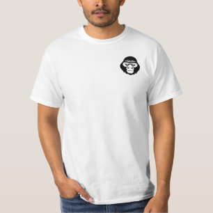 Sturn Looking Gorrila Emoji Logo T-shirt