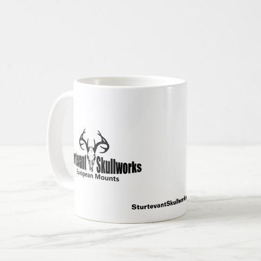 Sturtevant Skullworks Coffee Mok (Voorkant links)