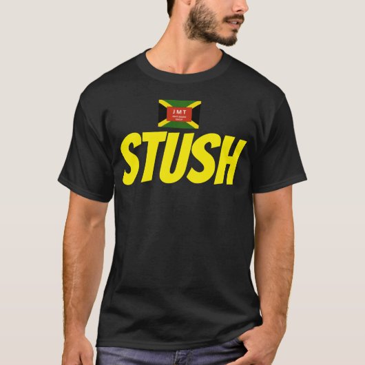 STUSH. JMT Basic Donkere T-Shirt (Voorkant)