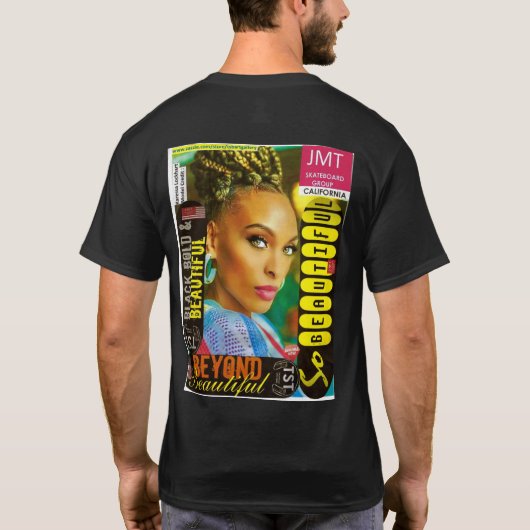 STUSH. JMT GIRL Basic Donker T-shirt (Achterkant)