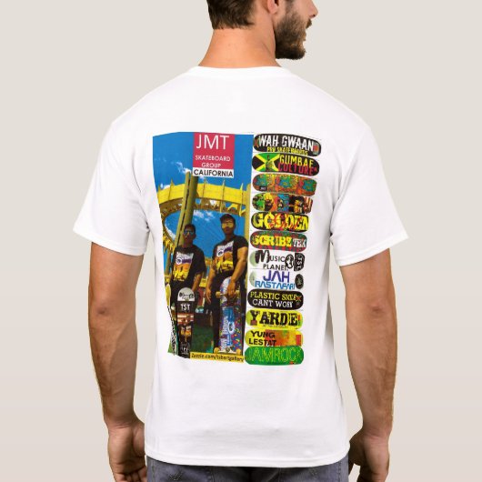 STUSH JMT Heren Basic T-Shirt (Achterkant)