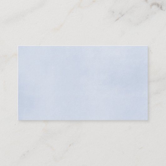 Stustblauw baby shower luiertapekaarten informatiekaartje (Achterkant)