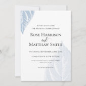 Stustblauw blad Weddenschap Kaart (Voorkant)