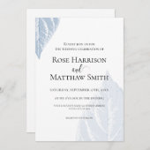 Stustblauw blad Weddenschap Kaart (Voorkant / Achterkant)