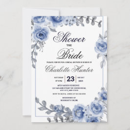 Stustblauw Eucalyptus Succulent Vrijgezellenfeest  Kaart