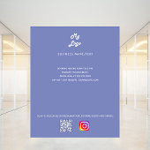 Stustblauw logo qr code instagram flyer