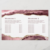 Stustmakende roos met tweeledige brochure (Achterkant)