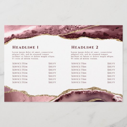 Stustmakende roos met tweeledige brochure (Achterkant)