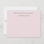 Stusty Blue Blush Pink Floral Wedal Budget (Achterkant)