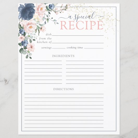 Stusty Blue Blush Pink Vrijgezellenfeest Recippage (Achterkant)