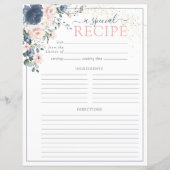 Stusty Blue Blush Pink Vrijgezellenfeest Recippage (Voorkant)