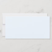 Stusty Blue Boarding Pass Destination Wedination Bedankkaart (Achterkant)