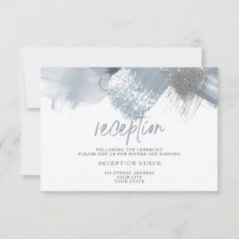 Stusty Blue Chic-penseelstreken Kaart