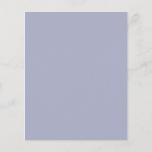 Stusty Blue Coral Colour Palette Weddenschap Flyer (Achterkant)