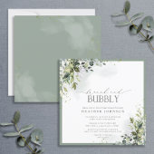 Stusty Blue Eucalyptus Brunch & Bubble Shower Kaart