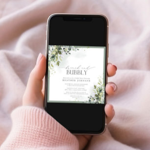 Stusty Blue Eucalyptus Brunch & Bubble Shower Kaart