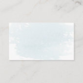 Stusty Blue Eucalyptus Weduwkaart Informatiekaartje (Achterkant)