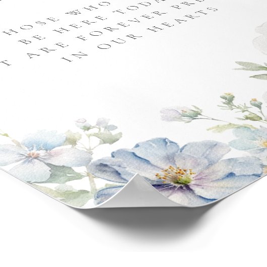 Stusty Blue Garden Florin Memory Poster (Hoek)