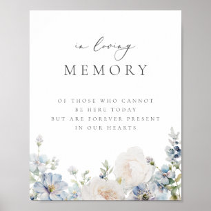 Stusty Blue Garden Florin Memory Poster