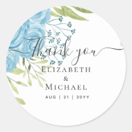 Stusty Blue Rozen Limoen blaast weddenschap budget Ronde Sticker