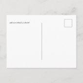 Stusty Blue Rozen Weddenschap Budget Briefkaart (Achterkant)