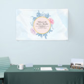 Stusty Blue Waterverf Succulent Family Reunion Spandoek (Beurs)