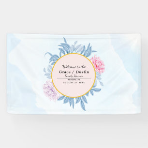Stusty Blue Waterverf Succulent Family Reunion Spandoek