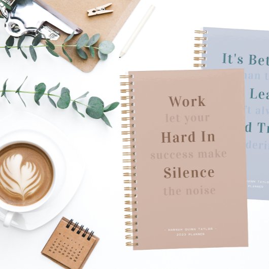 Stusty Pink Quote | Maandelijks wekelijks Maandeli Planner