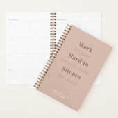 Stusty Pink Quote | Maandelijks wekelijks Maandeli Planner (Display)
