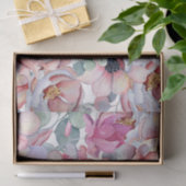 Stusty Pink Spring Floral-weefselpapier Tissuepapier (Geschenk)