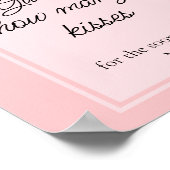 Stusty Roos Floral hoeveel kussen vrijgezellenfees Poster (Hoek)