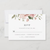 Stusty Roos Floral Wedding RSVP Kaartje (Voorkant)