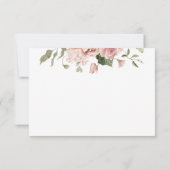 Stusty Roos Floral Wedding RSVP Kaartje (Achterkant)