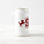 Stuttgart American High School Bier Stein Bierpul (Voorkant links)