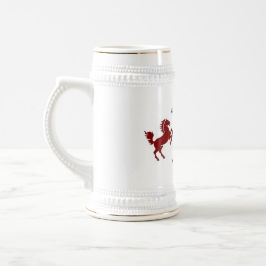 Stuttgart American High School Bier Stein Bierpul (Links)