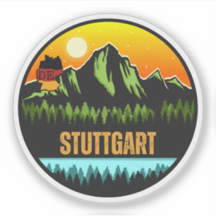 Stuttgart, Baden-Württemberg Duitsland Sticker