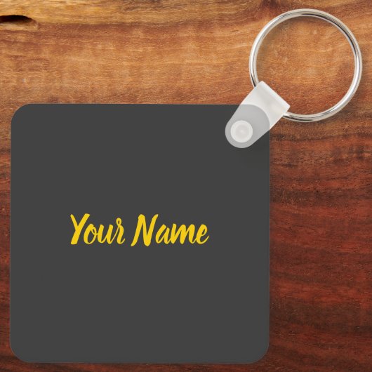 Stuttgart City Germany Retro Skyline  Sleutelhanger (Achterkant)