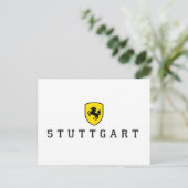 Stuttgart Crest Briefkaart (Staand voorkant)