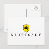 Stuttgart Crest Briefkaart (Voorkant / Achterkant)