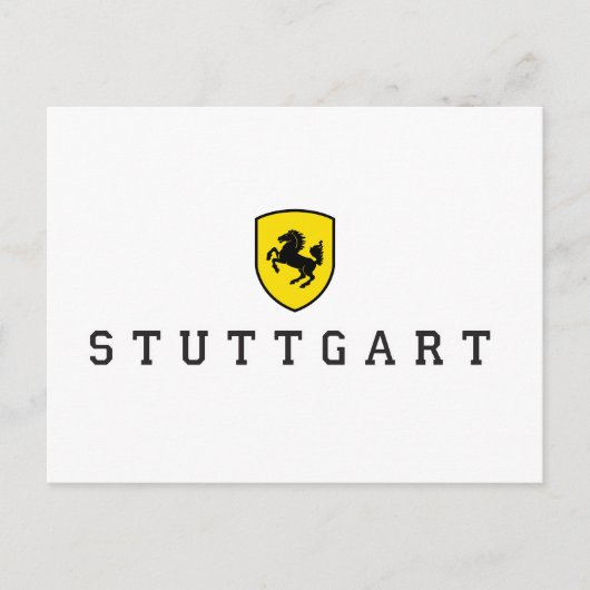 Stuttgart Crest Briefkaart (Voorkant)