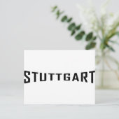 stuttgart deutschland briefkaart (Staand voorkant)