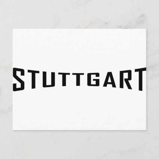 stuttgart deutschland briefkaart (Voorkant)