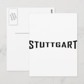 stuttgart deutschland briefkaart (Voorkant / Achterkant)